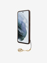 Guess Guess 4G Charm hátlap Samsung Galaxy S23-hoz barna barna