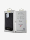 Guess Guess PU 4G csíkos MagSafe hátlapi borító iPhone 15 Pro fekete modellhez