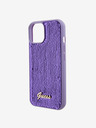 Guess Guess Sequin Script logós hátlap iPhone 15 Plus lila színű iPhone 15 Plushoz