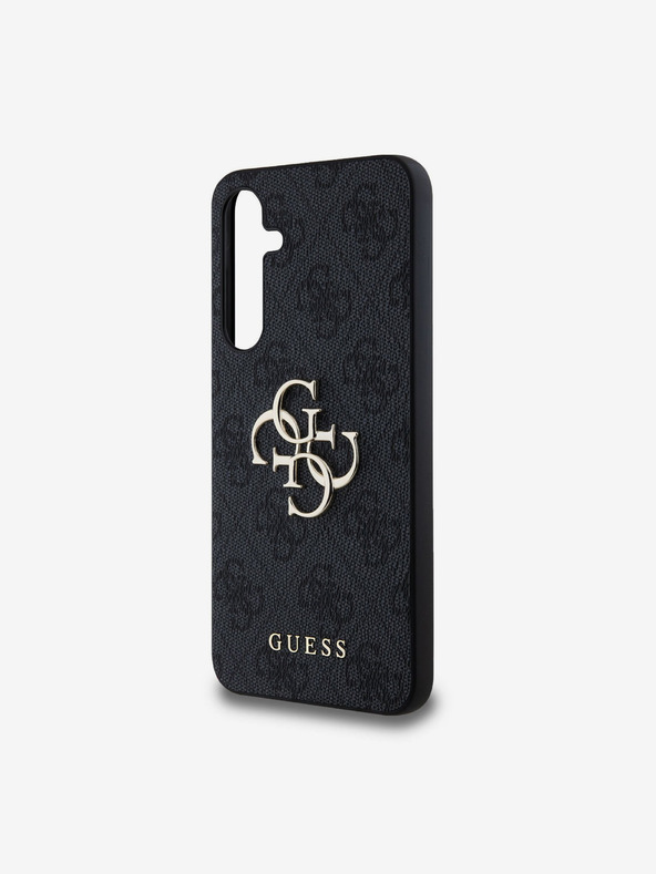 Guess Guess PU 4G fém logós hátlap a Samsung Galaxy A35 5G szürke modellhez