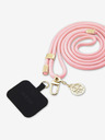 Guess Guess Crossbody Strap Cord 4G Charm arany/rózsaszín