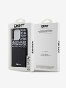 DKNY PU bőr Ismétlődő mintás kártyazseb hátlap iPhone 14 Pro Fekete DKNY DKNY
