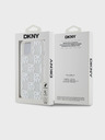 DKNY Folyékony csillámos, kockás mintás hátlap iPhone 15-hez Átlátszó DKNY