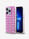 DKNY PC/TPU ismétlődő mintás hátsó borító iPhone 15 Pro Max készülékhez Rózsaszín DKNY