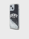 DKNY Folyékony csillogó íves logós hátlap iPhone 11 fekete DKNY DKNY