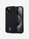DKNY PU bőr Stack Logo Magsafe hátlap iPhone 15-hez Fekete DKNY DKNY