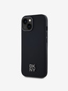 DKNY PU bőr Stack Logo Magsafe hátlap iPhone 15-hez Fekete DKNY DKNY
