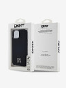 DKNY PU bőr Stack Logo Magsafe hátlap iPhone 15-hez Fekete DKNY DKNY