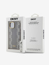 DKNY PU bőr kockás mintás Magsafe hátlap iPhone 15 bézs színű iPhone 15 Max Max bézs DKNY