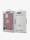 DKNY PU bőr Stack Logo csuklópánt hátlap iPhone 15 Pro piros DKNY DKNY
