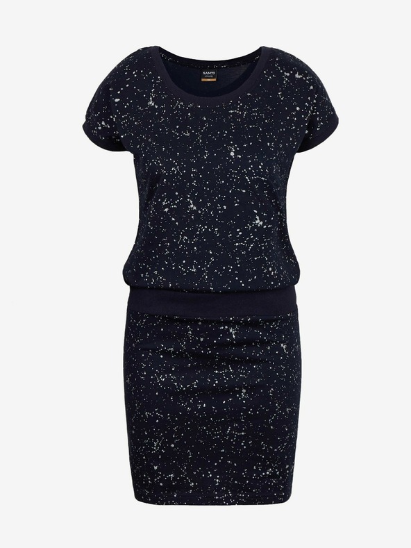 Sam 73 Sötétkék női mintás ruha SAM 73 Nika