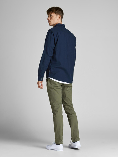 Jack & Jones Sötétkék Jack & Jones Oxford ing