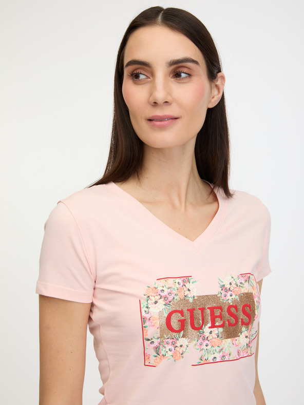 Guess Logo Flowers Póló