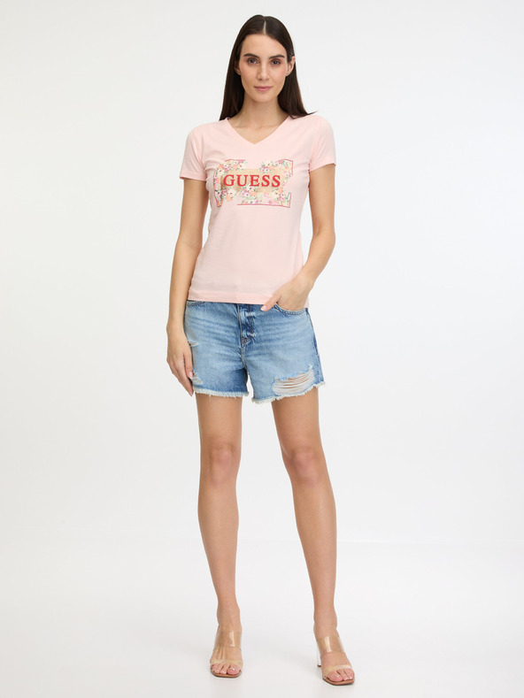 Guess Logo Flowers Póló