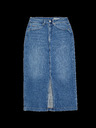 Marks & Spencer Denim midi-szoknya Marks & Spencer tengerészkék