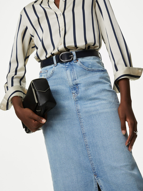 Marks & Spencer Kék Marks & Spencer női farmerszoknya