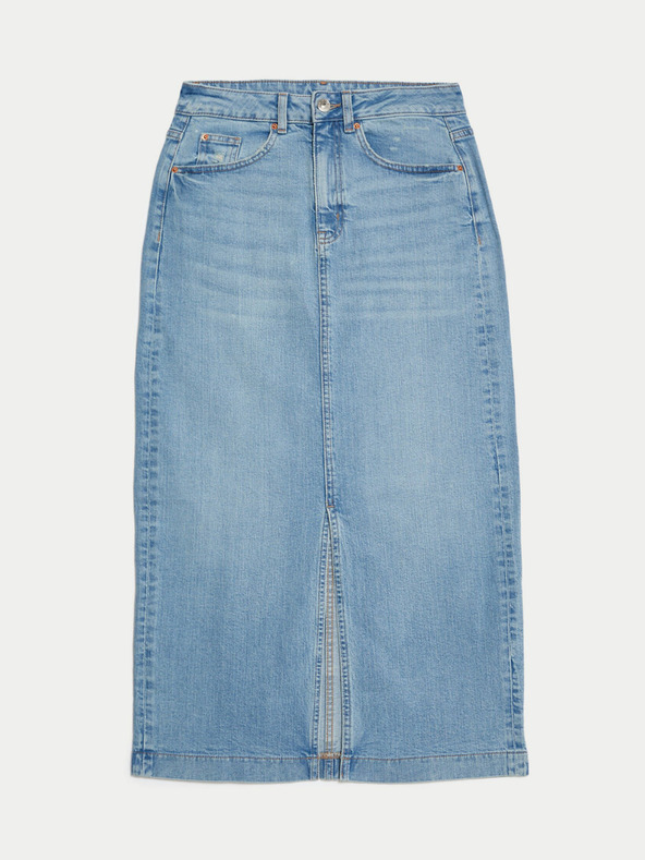 Marks & Spencer Kék Marks & Spencer női farmerszoknya