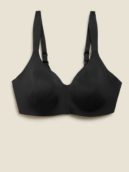 Marks & Spencer Flexifit™ merevítő alatti, zsugorodó melltartó, 4 x 5 méret, merevítővel. C-G Marks & Spencer fekete
