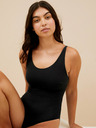 Marks & Spencer Fekete női Marks & Spencer Secret Support™ csipkeszerű feszesítő bodysuit