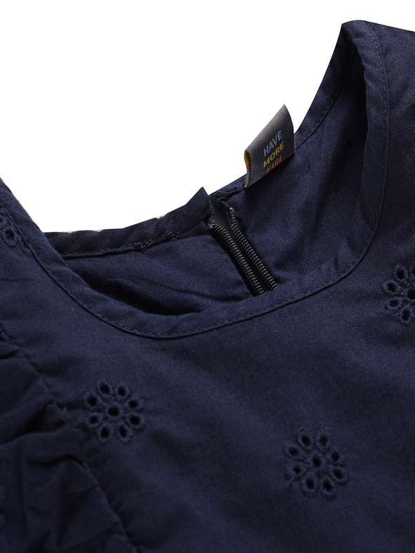 NAX Sötétkék lányruha NAX Dirvo