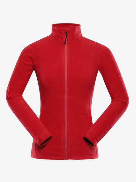 ALPINE PRO Női fleece pulóver ALPINE PRO SIUSA piros