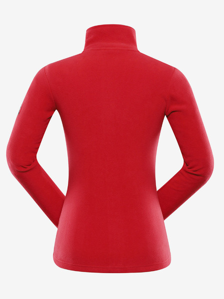 ALPINE PRO Női fleece pulóver ALPINE PRO SIUSA piros