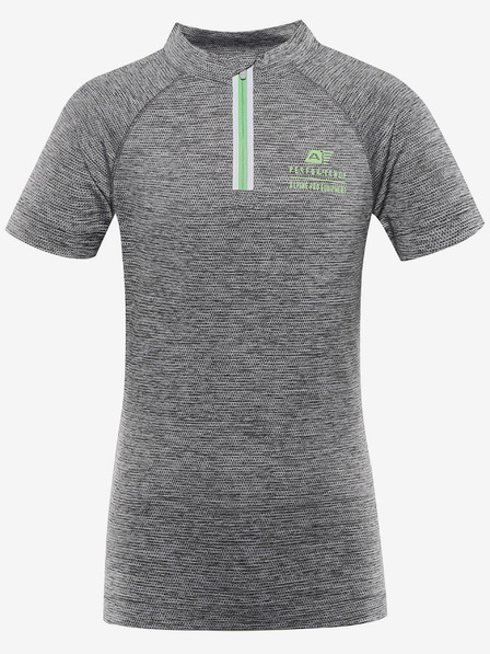 ALPINE PRO Gyermek gyorsszárító kerékpáros póló ALPINE PRO LATTERO szürke