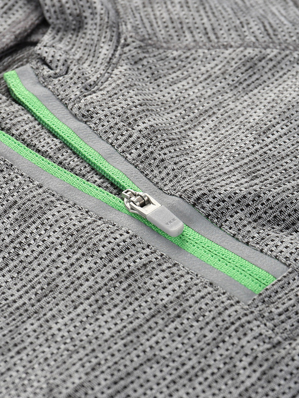 ALPINE PRO Gyermek gyorsszárító kerékpáros póló ALPINE PRO LATTERO szürke