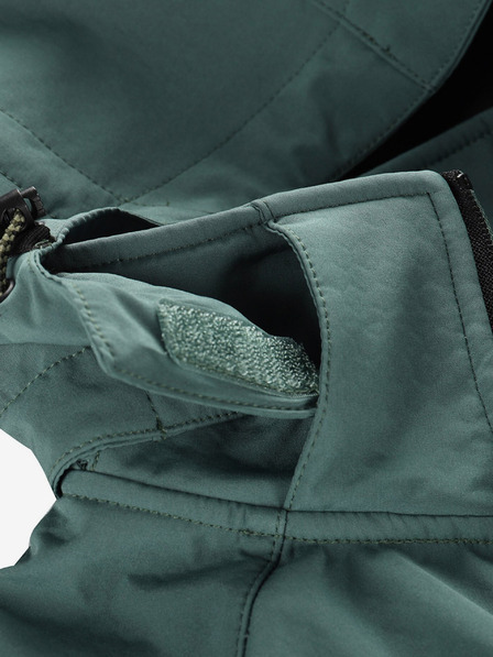 ALPINE PRO Női softshell kabát membránnal ALPINE PRO HOORA zöld