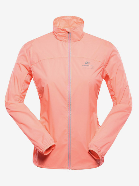 ALPINE PRO Női ultrakönnyű dwr dzseki ALPINE PRO SPINA neon lazac