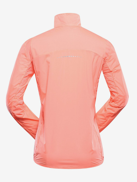 ALPINE PRO Női ultrakönnyű dwr dzseki ALPINE PRO SPINA neon lazac