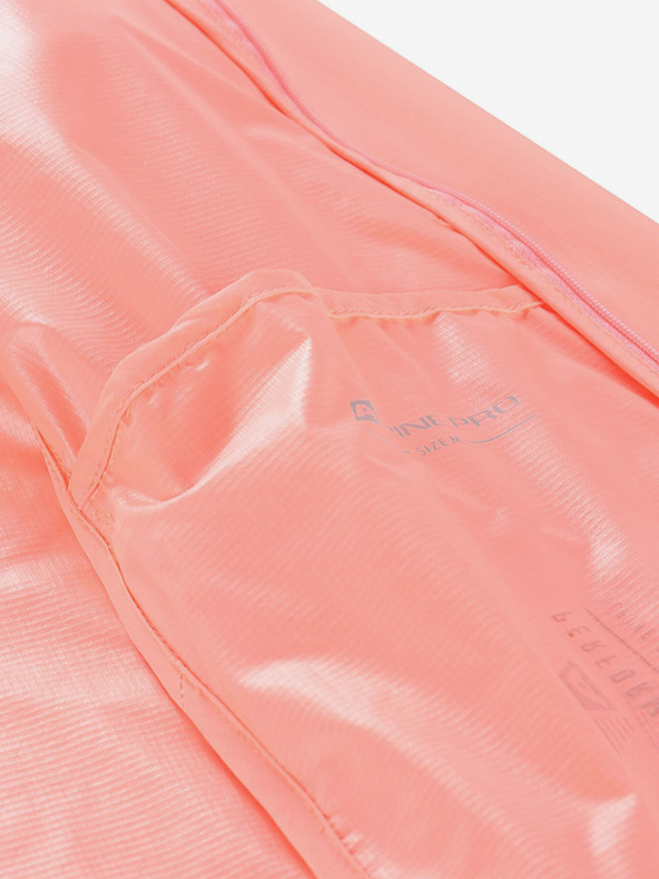 ALPINE PRO Női ultrakönnyű dwr dzseki ALPINE PRO SPINA neon lazac