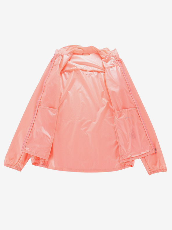 ALPINE PRO Női ultrakönnyű dwr dzseki ALPINE PRO SPINA neon lazac