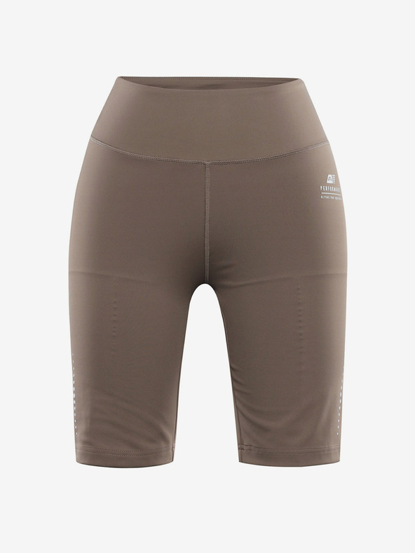 ALPINE PRO Női rövid leggings ALPINE PRO GARELA dió diófa