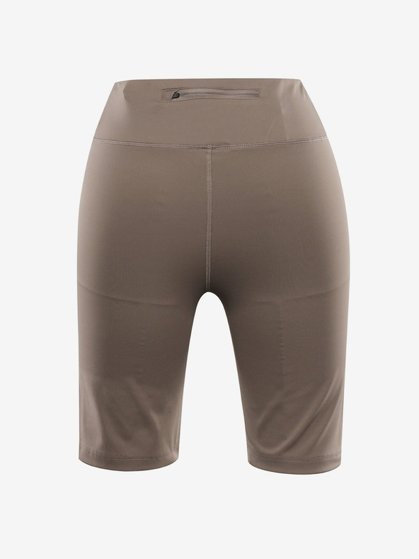 ALPINE PRO Női rövid leggings ALPINE PRO GARELA dió diófa