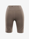 ALPINE PRO Női rövid leggings ALPINE PRO GARELA dió diófa