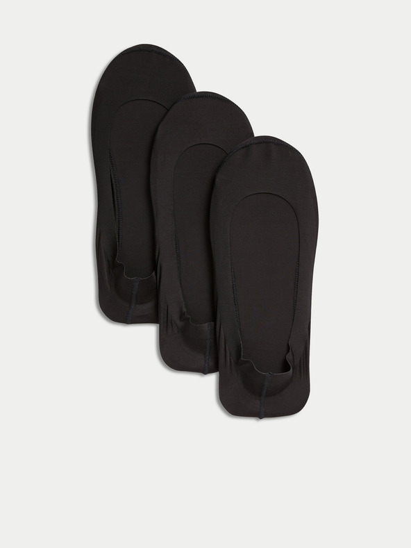 Marks & Spencer Három darabos női csúszózokni készlet fekete színben Marks & Spencer Marks & Spencer