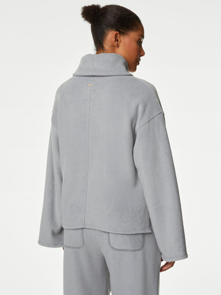 Marks & Spencer Marks & Spencer női szürke fleece garbó pulcsi