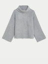 Marks & Spencer Marks & Spencer női szürke fleece garbó pulcsi
