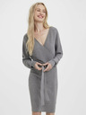 Vero Moda Szürke női pulóver ruha Vero Moda Hollyrem
