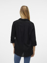 Vero Moda Fekete Vero Moda Bumpy női blúz