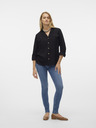Vero Moda Fekete Vero Moda Bumpy női blúz