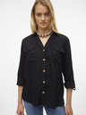 Vero Moda Fekete Vero Moda Bumpy női blúz
