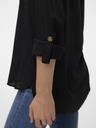 Vero Moda Fekete Vero Moda Bumpy női blúz