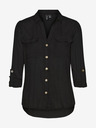 Vero Moda Fekete Vero Moda Bumpy női blúz