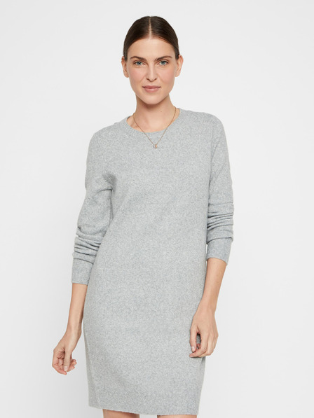 Vero Moda Világosszürke pulóver ruha VERO MODA Doffy