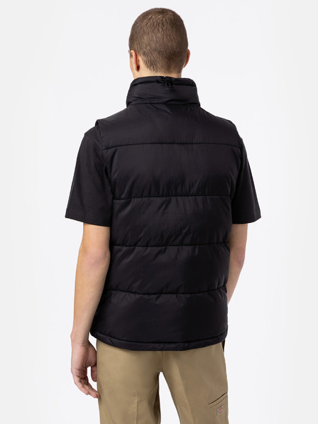 Dickies Fekete férfi Dickies Waldenburg steppelt mellény