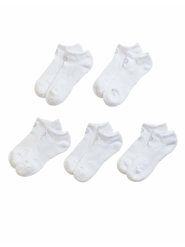 Marks & Spencer Öt pár női sportzokni készlet fehér színben Marks & Spencer Trainer Liners™