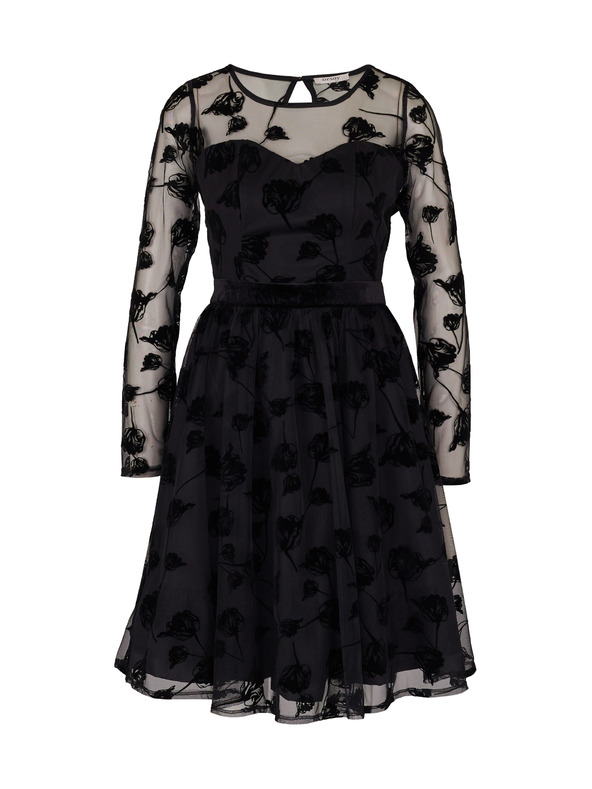 Orsay ORSAY fekete női térdig érő ruha