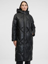Orsay ORSAY fekete női steppelt tollkabát
